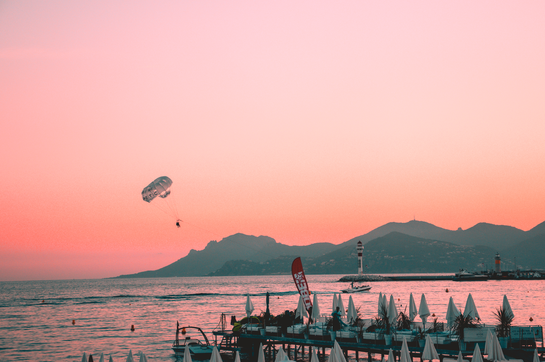 Sunsets in Cannes